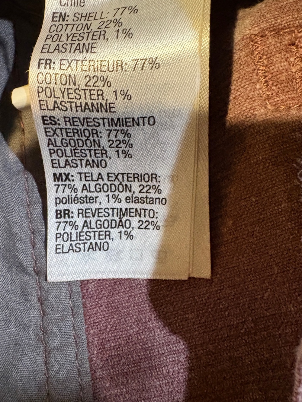 Quiksilver Dusty Mauve Corduroy Trousers Y2K / early 2000s Kracker Size 40 - Picture 7 of 7